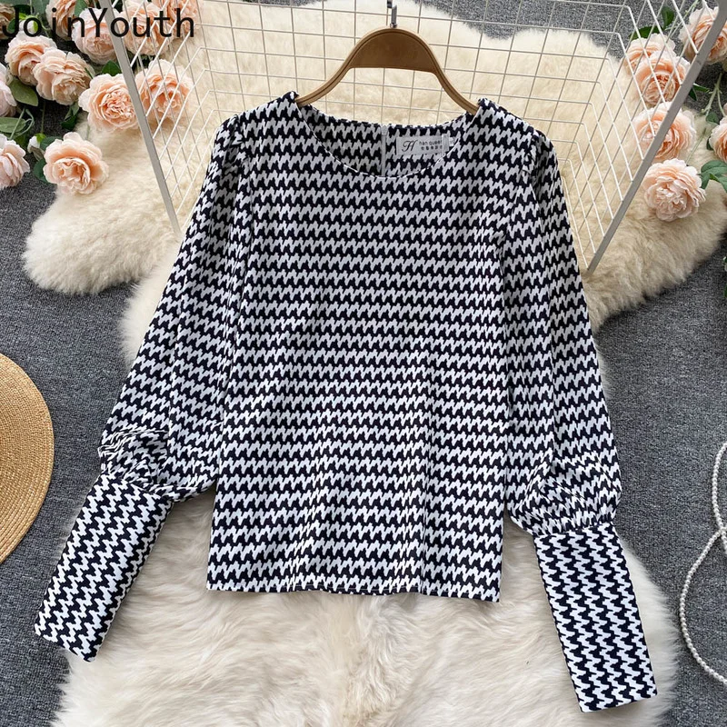 Комплект из двух предметов Joinyouth в Корейском стиле женская Свободная рубашка топ