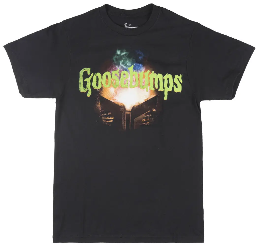 Мужская футболка из серии мурашки по коже черная Новая модная брендовая мужская