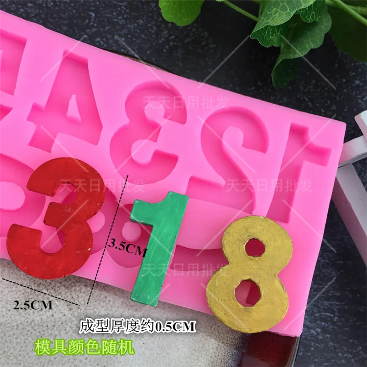 3D силиконовая форма для помадки торта шоколада леденцов кухонная посуда