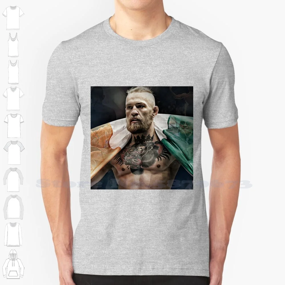 

Модная Винтажная Футболка Conor, футболки Conor Mcgregor Vs