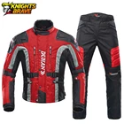 Мотоциклетная куртка, осенне-зимняя утепленная мужская мото-одежда Chaqueta, комплект защитного снаряжения, мотоциклетная гоночная куртка