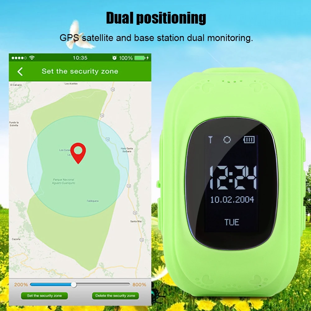 Детские Смарт-часы с GPS-трекером кнопкой SOS | Электроника
