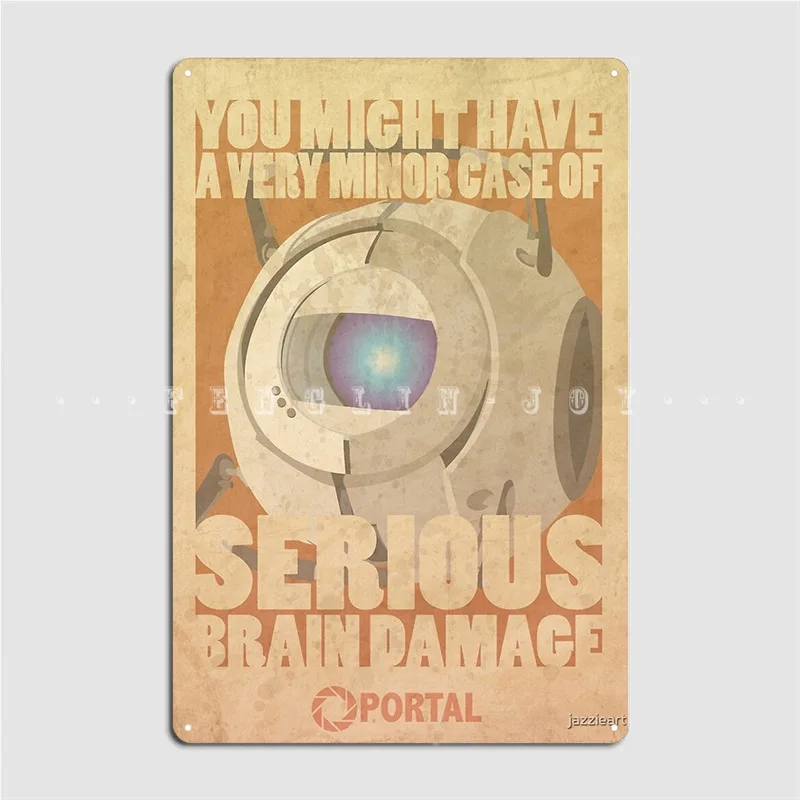 Рекламный постер в виде портала пэтли металлическая настенная роспись Настенная