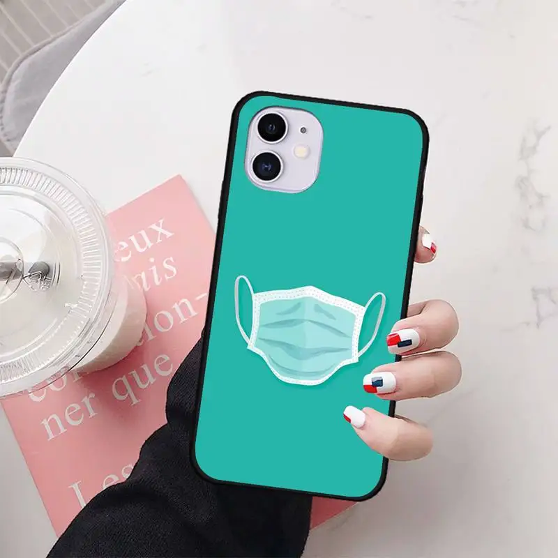 Маска иллюстрация iphone 11 Чехлы coque fundas для PRO MAX X XS XR 4S 5S 6S 7 8 PLUS SE 2020 | Мобильные