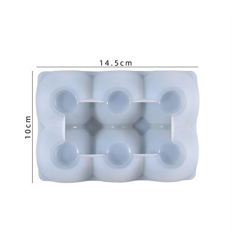 

Fashion DIY Crystal Epoxy Mold Creative Egg Grid Epoxy Resin Mold Egg Storage Decoration Silicone Mold