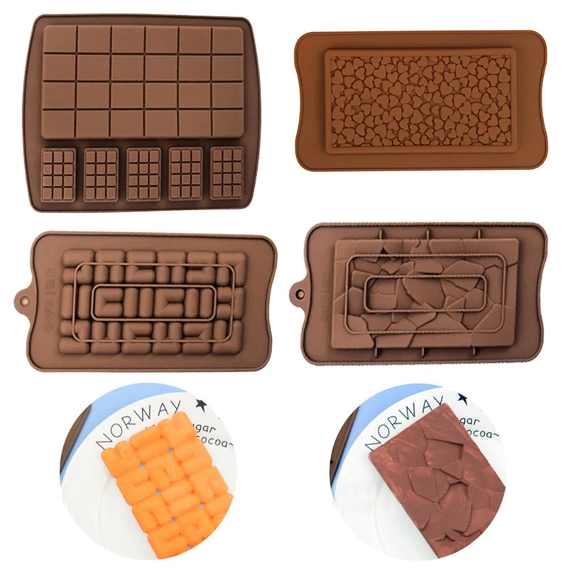 

Silicone Chocolate Mold Chocolate Baking Tools Non-stick Silicone Cake Mold Jelly And Candy Mold 3D Mold DIY