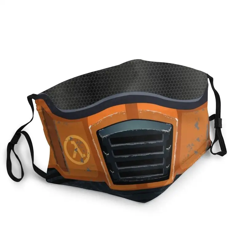 

Полумаска для лица унисекс, дышащая армейская маска-пилот для защиты от пыли и смога, для косплея