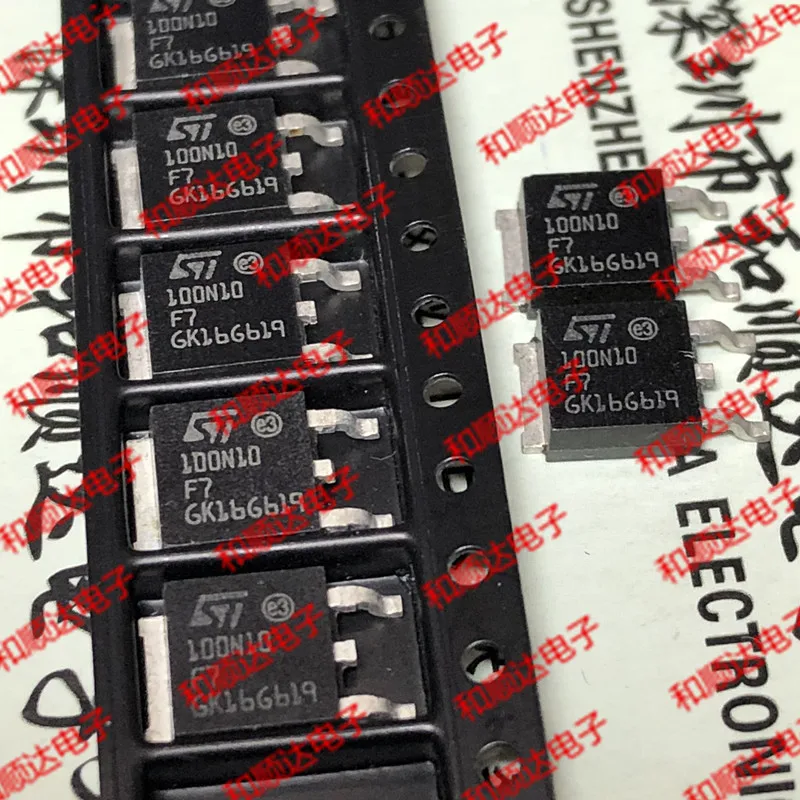 

10pcs / lot 100N10F7 STD100N10F7 new stock TO-252 100V 80A