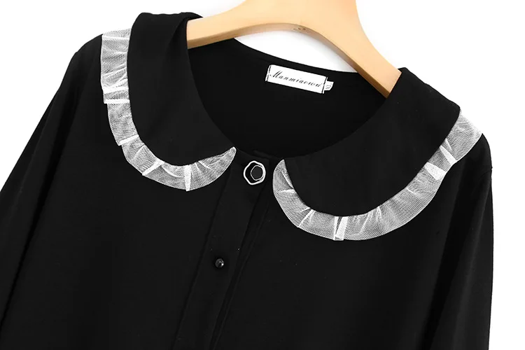 Плюс размер платья для женщин Мода &amp casual осень зима свободное цельное платье