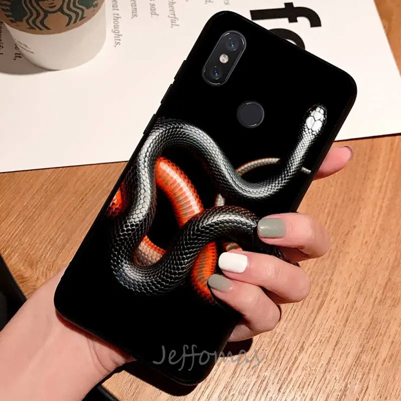 

Animal snake Phone Cases For Xiaomi Redmi 4x 5 plus 6A 7 7A 8 mi8 8lite 9 note 4 5 7 8 pro