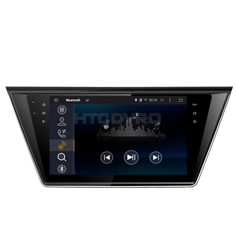 Автомобильный DVD-плеер YMODVHT 10 1 дюйма Восьмиядерный 4 Гб + 32 ГБ Android 9 0 для VW Touran 2015