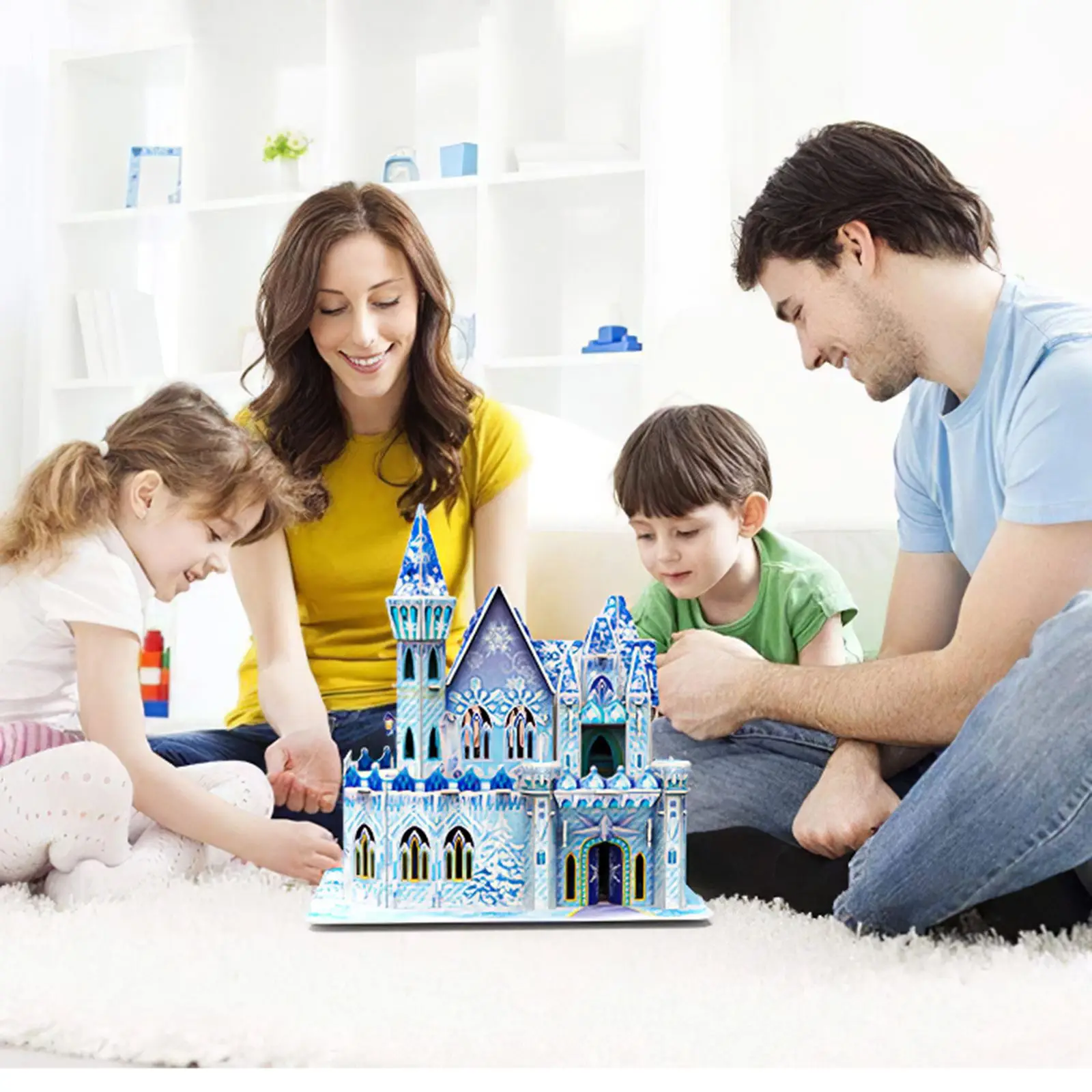 3D головоломки дома модель здания игрушка сделай сам замок Головоломка обучения