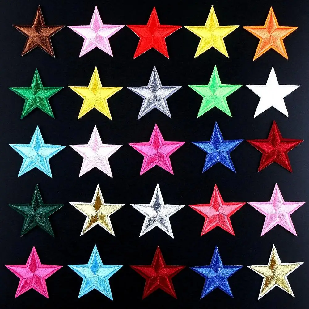 Нашивка в виде маленькой звезды военные вышитые нашивки для одежды аппликация с