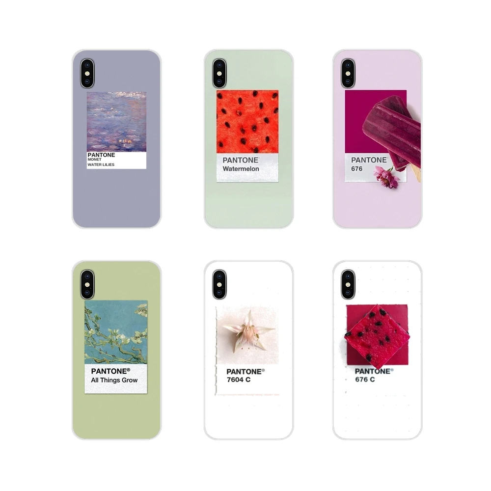 Дизайнерский чехол для Samsung Galaxy S2 S3 S4 S5 Mini S6 S7 Edge S8 S9 S10E Lite Plus Pantone конфетные цвета