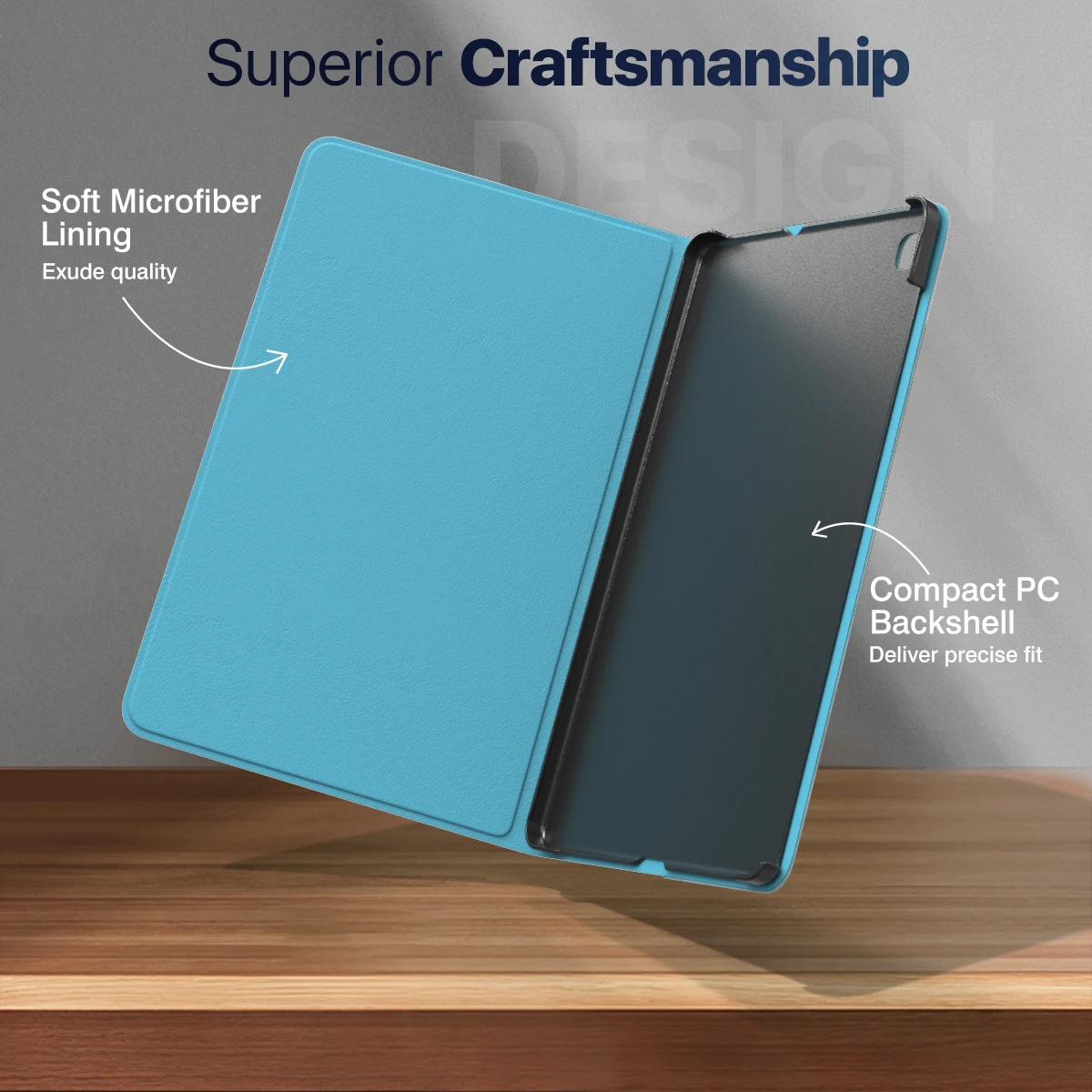 

Tablet Case for Galaxy Tab S6 Lite 2020,Slim Smart Cover Shell Case with Auto-Wake/Sleep&Pen Holder& Multi-Angle Stand S6 Lite