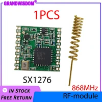 868mhz iot super low power rf lora module sx1276 chip long distance communication receiver and transmitter spi iot antenna
