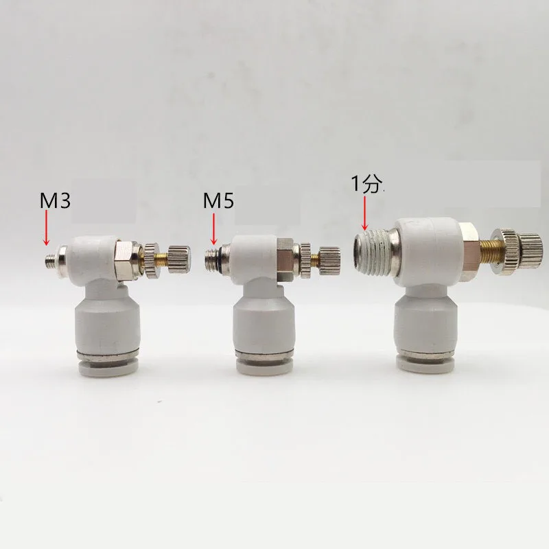 Тонкий пневматический регулирующий клапан типа L дроссельной заслонки SL4/6/8-M3/M5