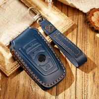 handmade leather remote key cover holder case keychain for bmw e30 m1 m2 m3 f10 f20 f25 f30 f31 f34 1 2 3 4 5 6 7 series
