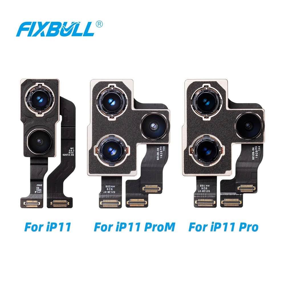 Задняя камера FIXBULL для iPhone 6, 6S, 7, 8 Plus, 6s, X, Xr, Xs Max, 11 Pro Max, модуль объектива основной камеры, гибкий кабель, запасные части