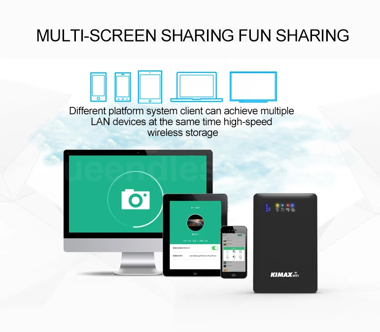 Blueendless 2,5 дюймов внешний жесткий диск 1 ТБ/750G/500G/320G Hdd USB 3,0 жесткий диск Wi-Fi маршрутизатора хранения Мощность банк Esterno 2,5
