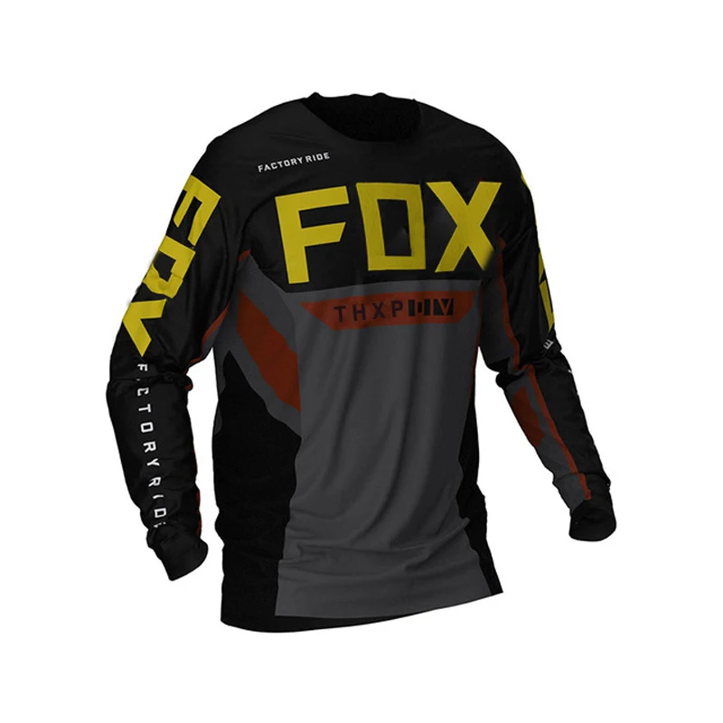 

2021 Men's Downhill Jerseys thxp Fox Mountain Bike MTB Shirts Offroad DH Motorcycle Jersey Motocross Sportwear Clothing FXR Bike