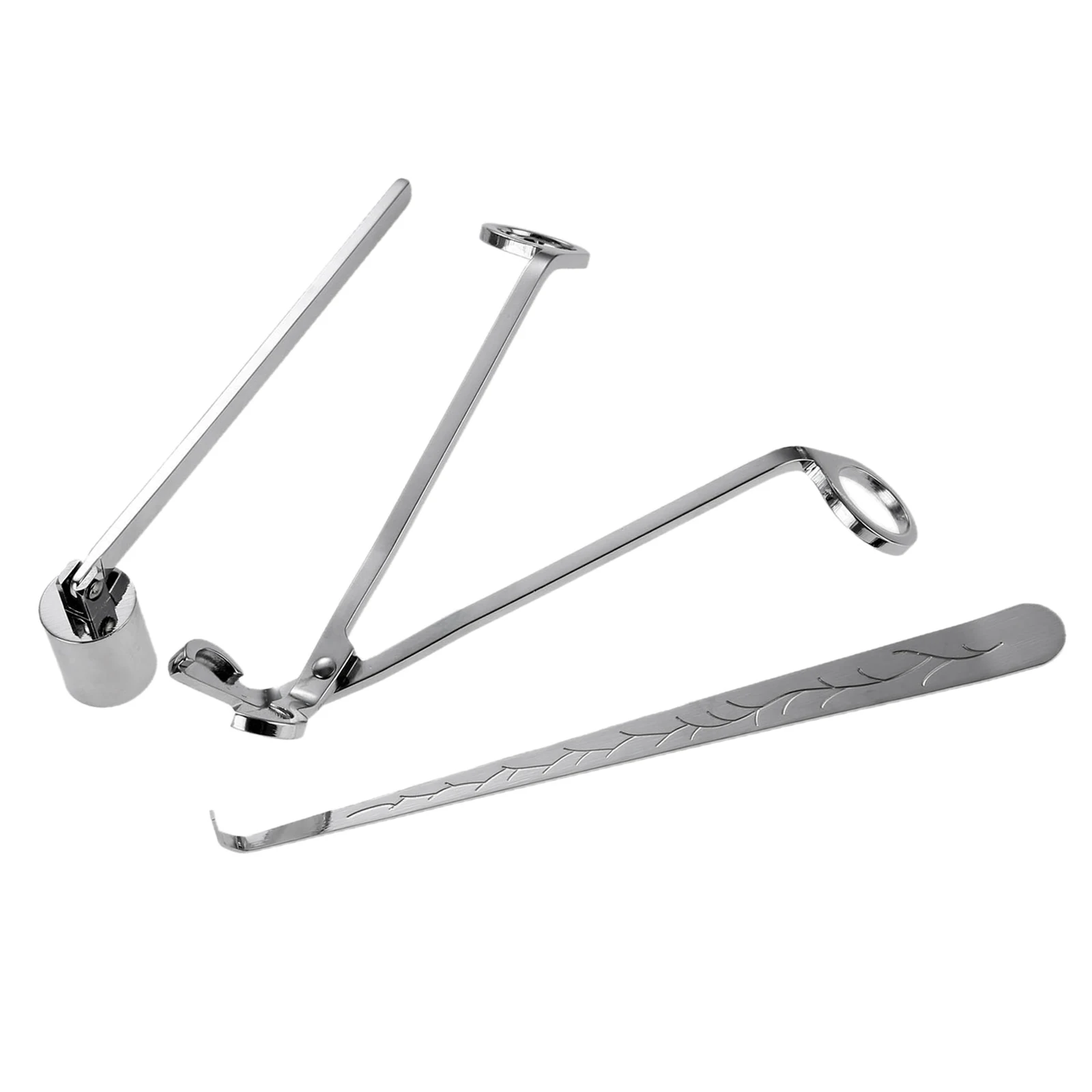 Stainless Wick Snuffer Hook Clipper Candle Trimmer Oil Lamp Trim Scissor Cutter Tools Set | Дом и сад