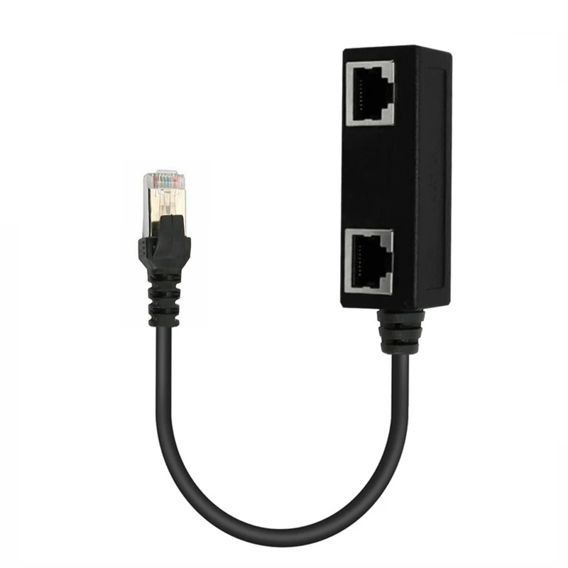 

RJ45 1 Male to 3 Female or Three Female Ethernet Splitter Socket Port LAN Ethernet Network Splitter Adapter Cable with Cat7
