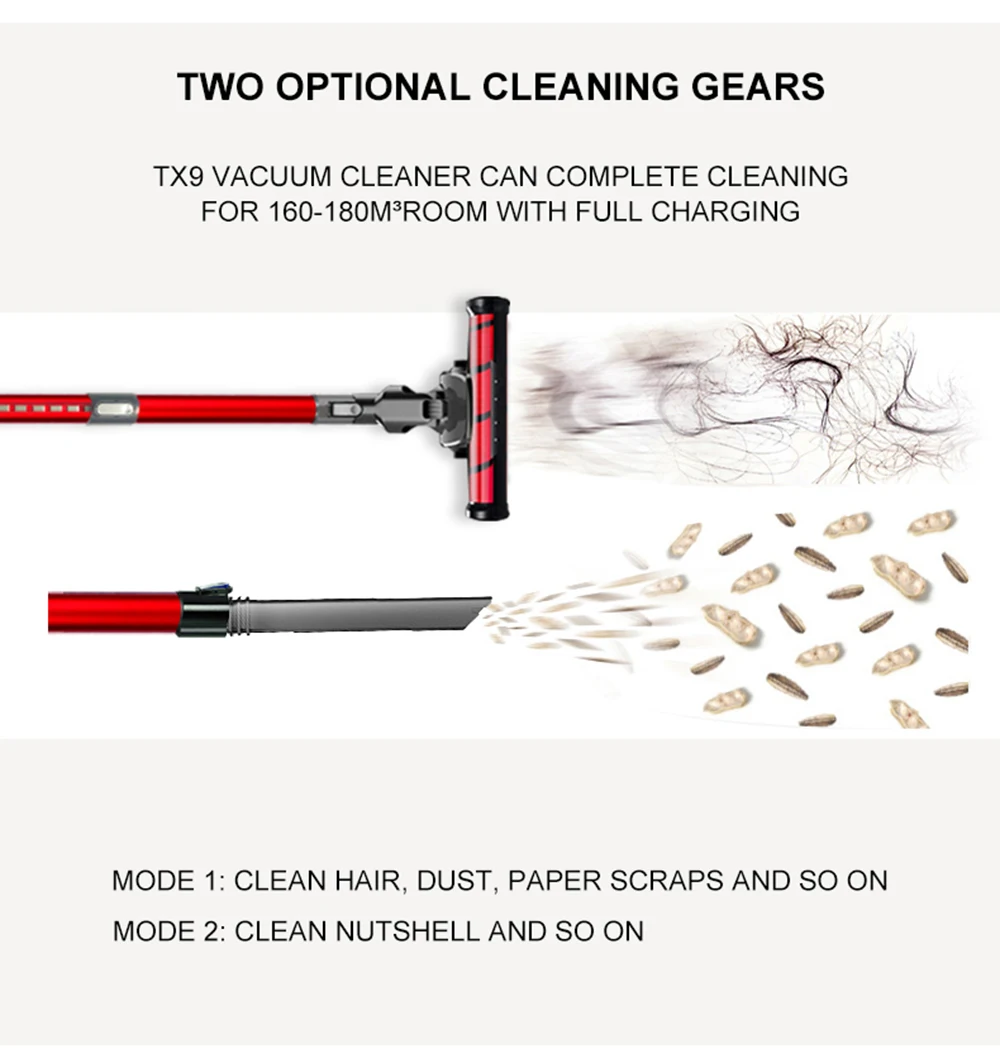 Handheld Vacuum Cleaner For Home Car Wireless 20000Pa cyclone Suction Multi functional Sweeping Brush