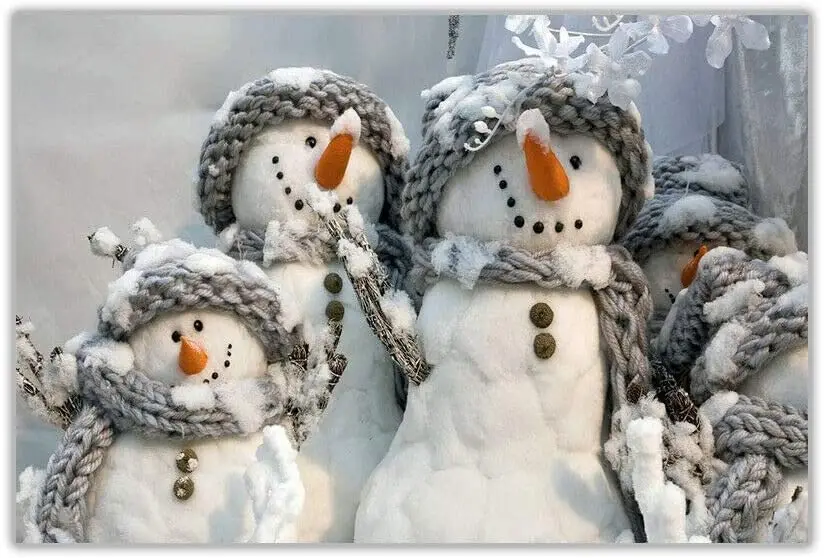 

Snowmen Family Christmas Metal Tin Sign Art Holiday Decoration Outdoor & Indoor Sign Wall Decoration Painting Metal Plate