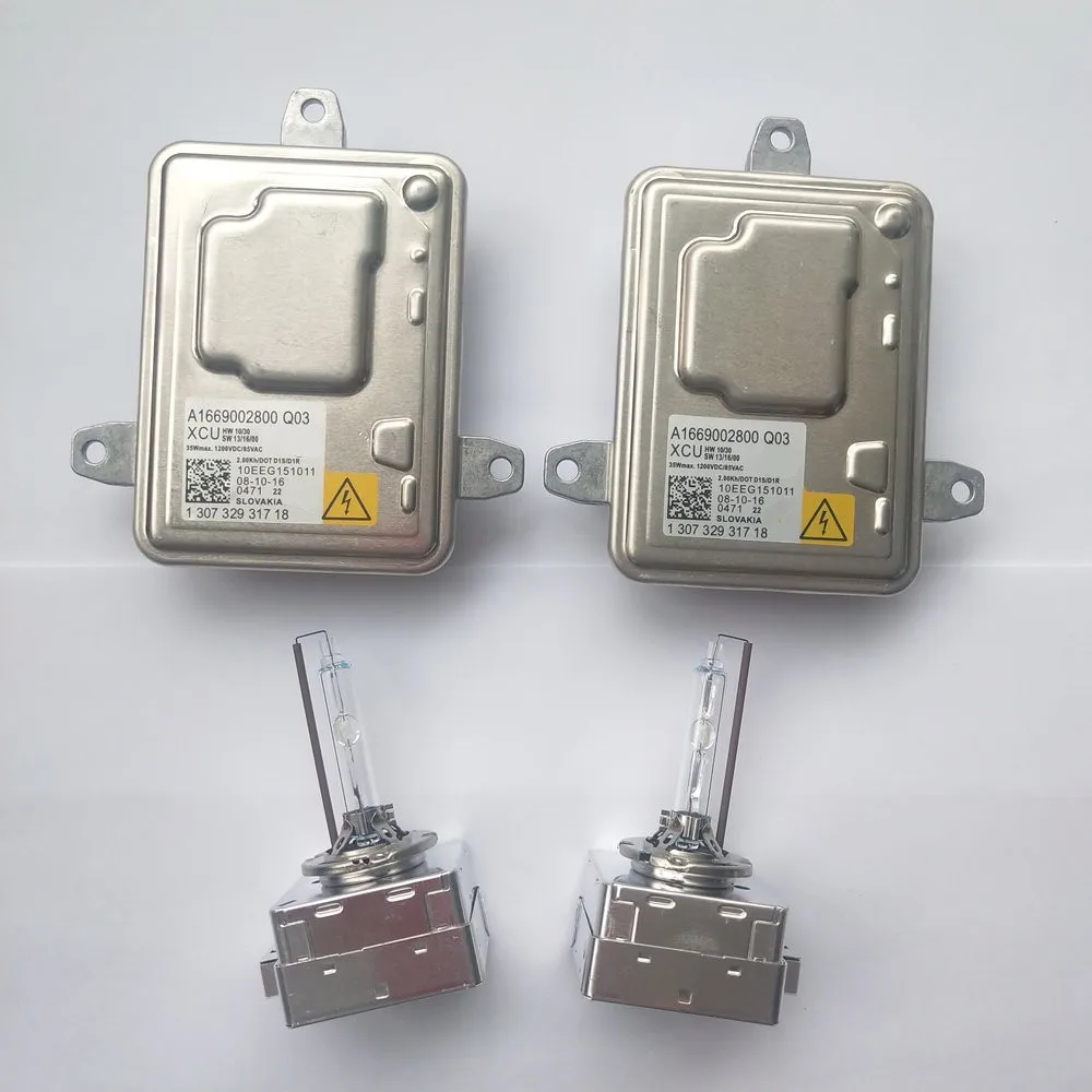 OEM для Mercedes W166 ML GL CLS SL Class передняя фара D1S балласт A1669002800 блок освещения DRL