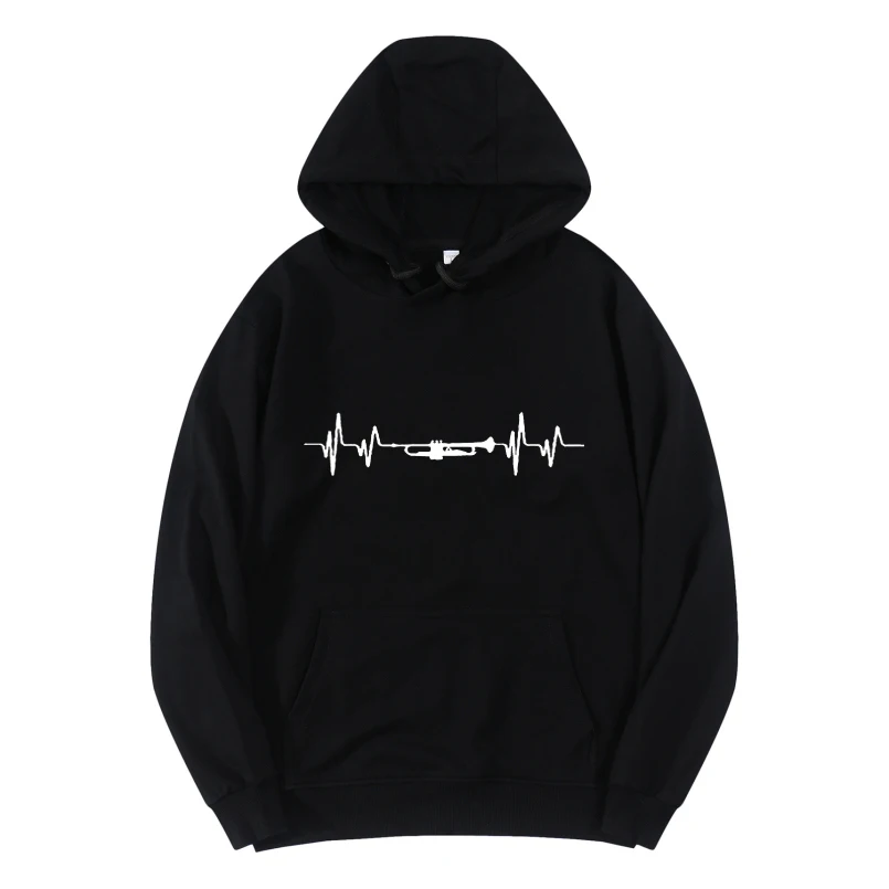 

Толстовка мужская, в стиле хип-хоп, с изображением сердцебиения