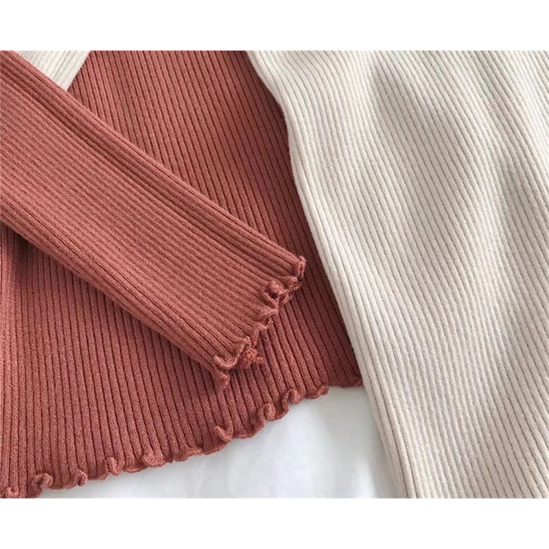 

Knitted Female Vintage Ruched Pullover Women Autumn Winter Tops n Sweaters Soft Chic Fashion Lady Sweater Jumper Pull Femme