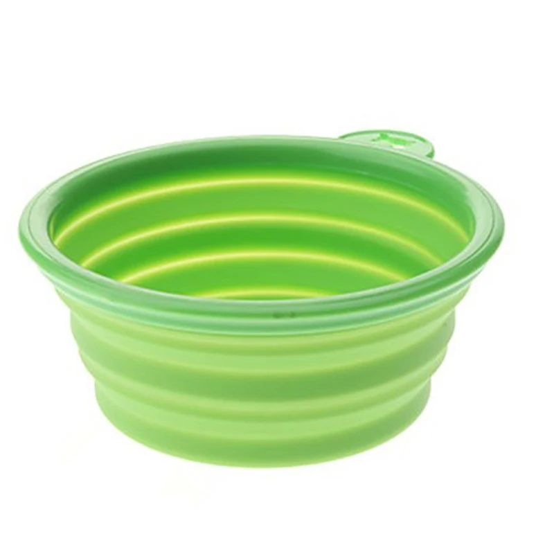 Складная силиконовая миска для товаров домашних животных складная собак