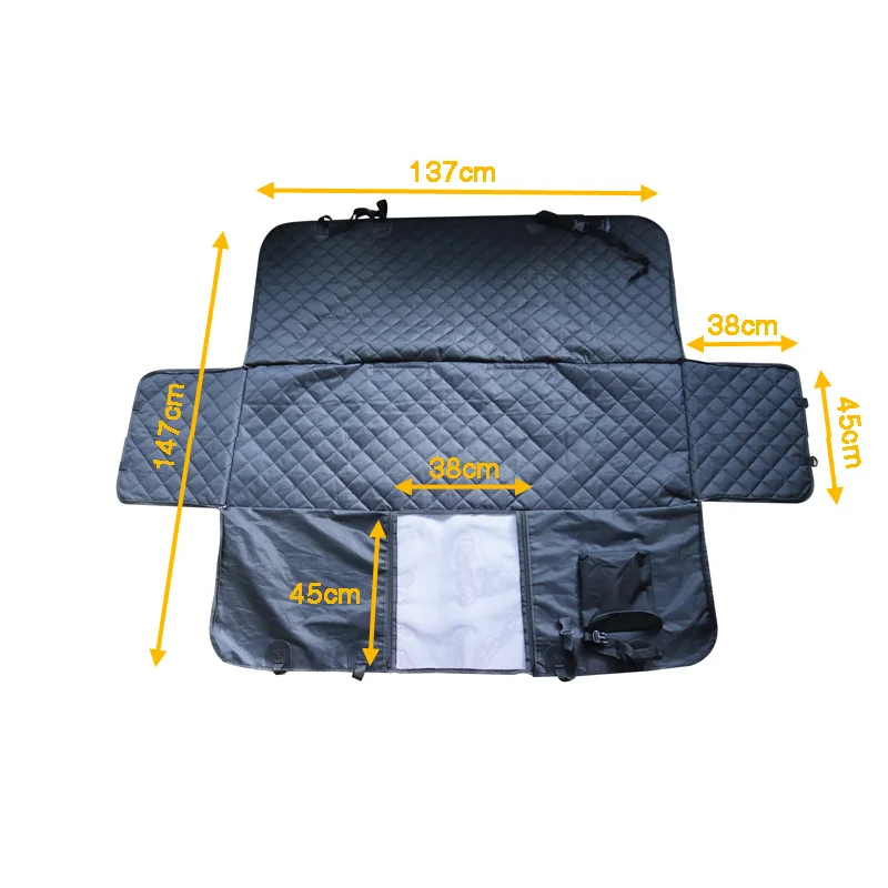 Offerte Coprisedile Posteriore Per Auto Per Cani Vista Mesh Trasportino Per Animali Domestici Impermeabile Tappetino Per Seggiolino Auto Amaca Protezione Cerniera Tasche Per Cuscino E Con