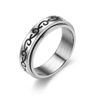 Кольцо для беспокойства, кольца для спиннера для женщин и мужчин, из нержавеющей стали, свободно вращающееся, спиннинг, антистрессовые аксессуары, ювелирные изделия, подарки