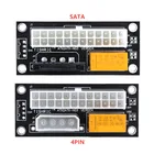Двойной блок питания, адаптер синхронизации блока питания Add2psu ATX 24 контакта до 4 контактовSATA Molex, синхронный соединитель, переходник, кабель для майнинга