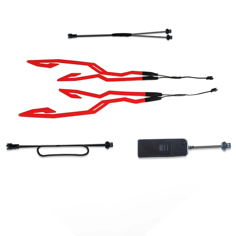 

4 шт. мотоциклетные светодиодный ночной Светильник для верховой езды сигнала шлем высокое качество EL светильник 3 Режим велосипедный шлем с ...