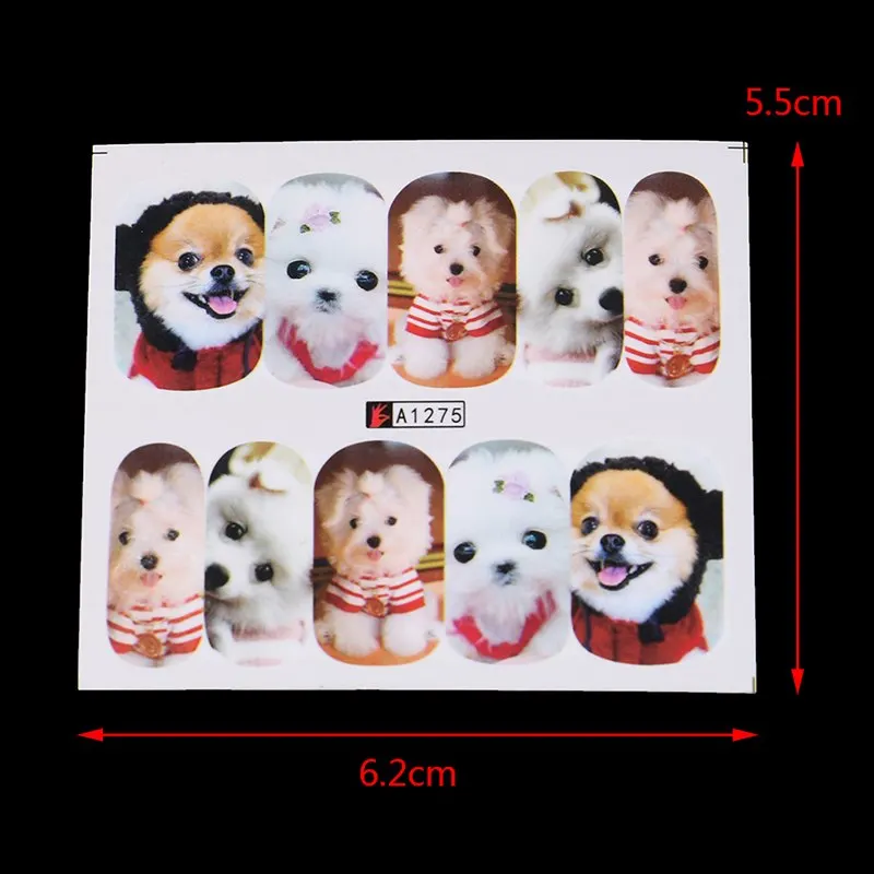 

50 Sheets Water Transfer Animal Nail Sticker Art Decals DIY Full Cover Wraps Polish Manicure Fashion Nail Decoration