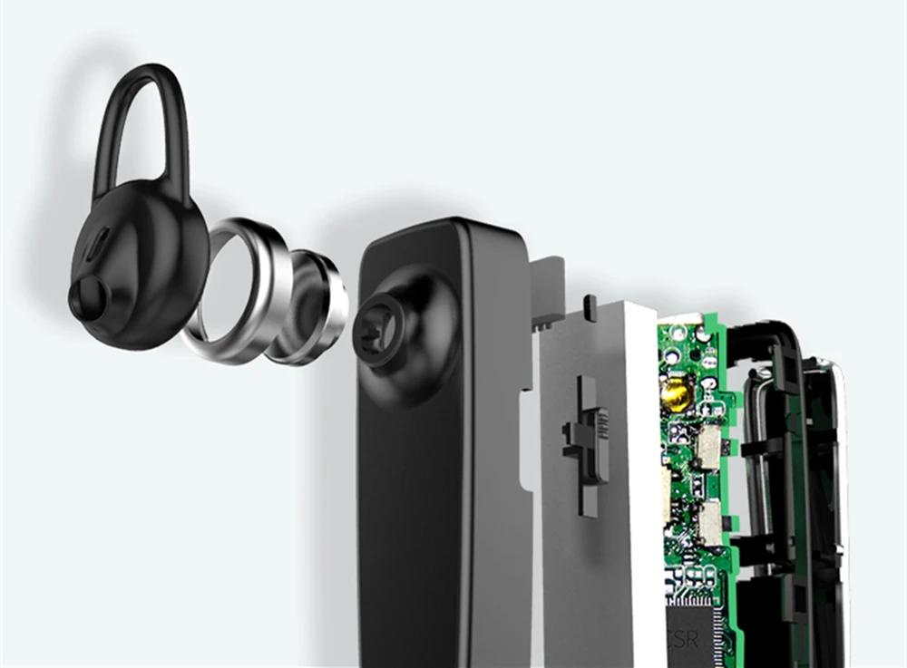 ANRY Bluetooth беспроводные деловые наушники Hands Free с микрофоном для офиса/бизнеса/тренировки/водителя/грузовика