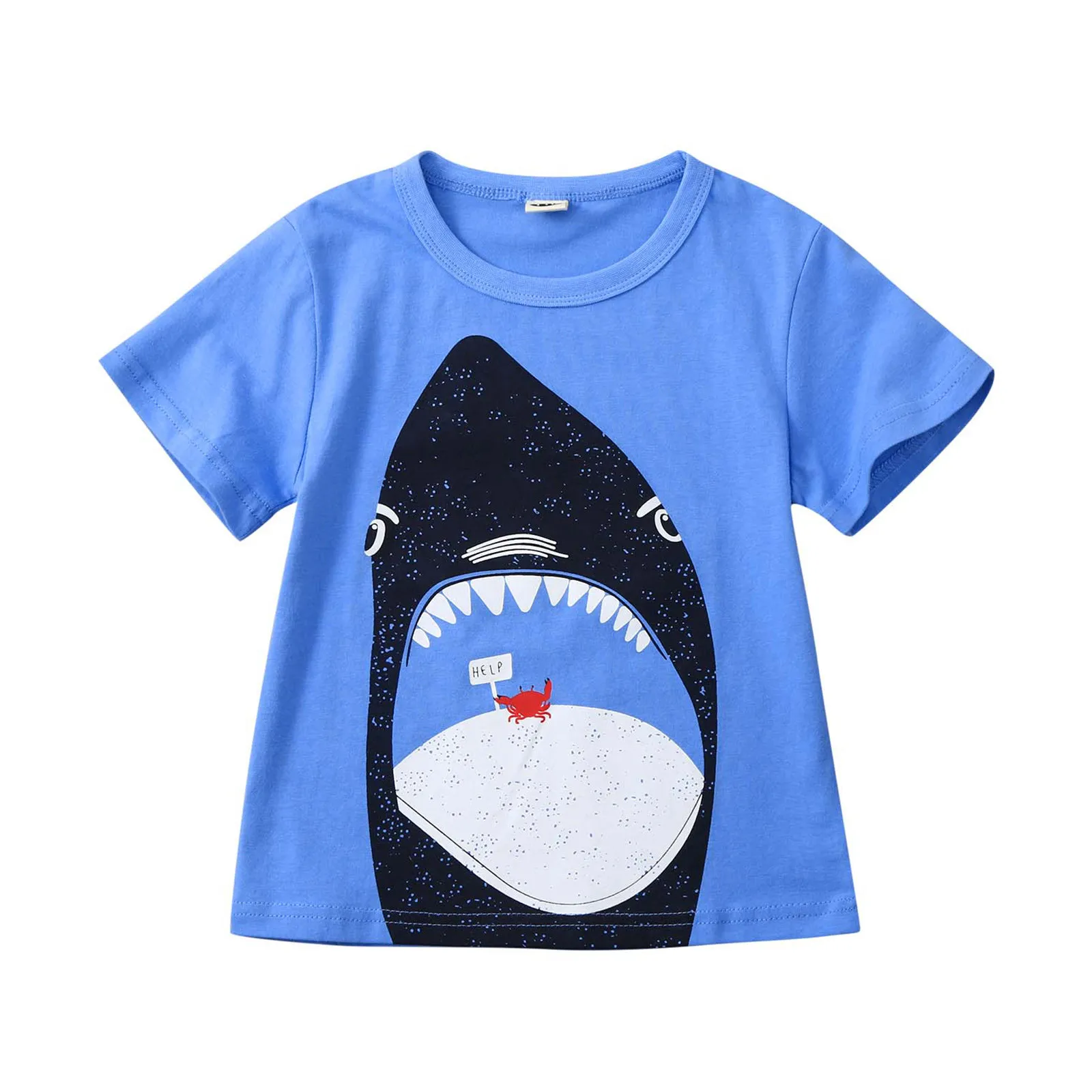 2 6 лет летние детские футболки для маленьких мальчиков и девочек модная футболка