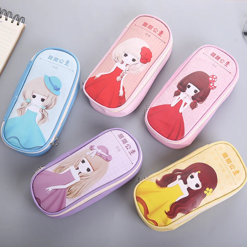 Helpro Kawaii Фламинго пенал для девочек школьные принадлежности Канцтовары большой