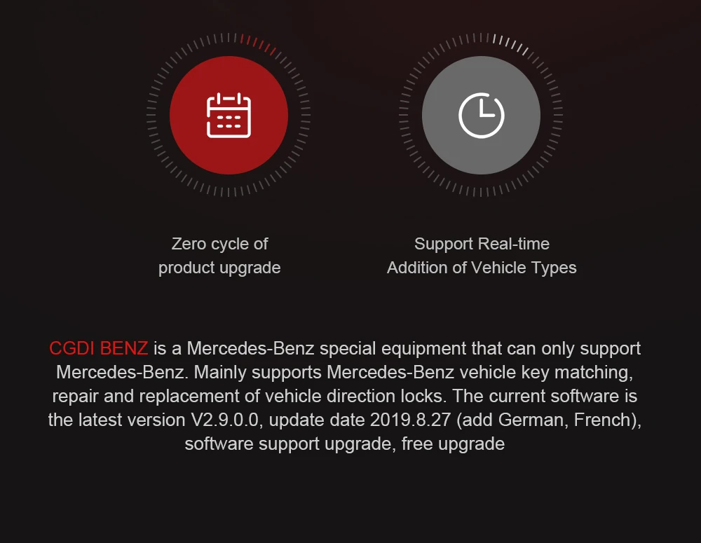 CGDI prog MB для Benz автомобильный ключ Добавить самый быстрый для Benz ключ программист CGDI MB с ELV/NEC адаптер бесплатно ELV симулятор