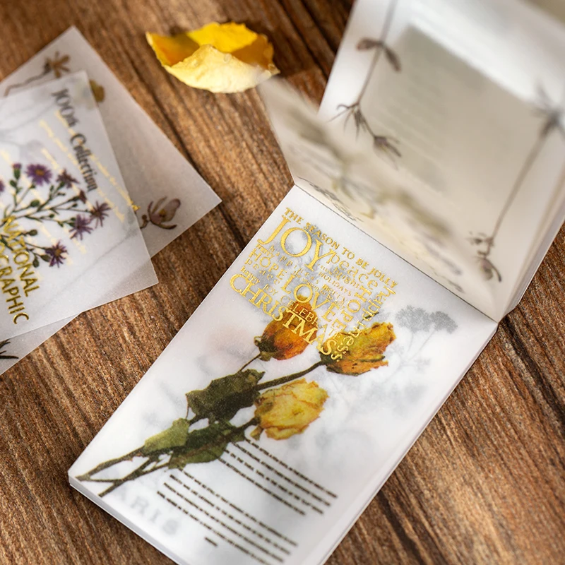 Винтажный пластиковый прозрачный блокнот для записей школьные и офисные