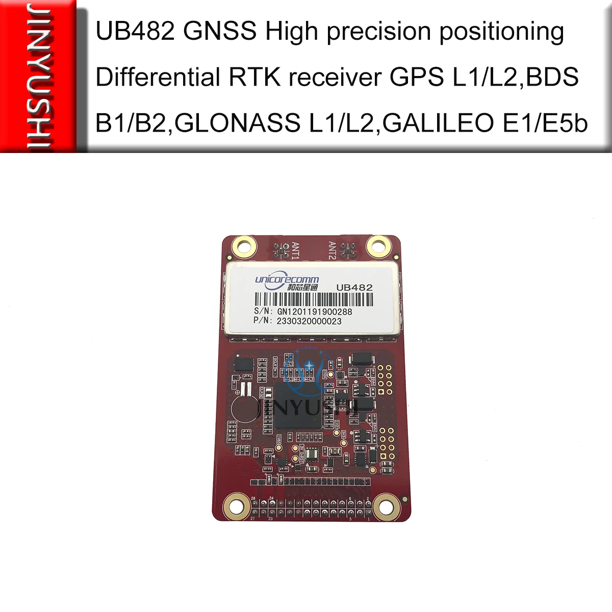 Высокоточный позиционирующий дифференциал RTK приемник UB482 GNSS GPS L1/L2 BDS B1/B2 GLONASS GALILEO