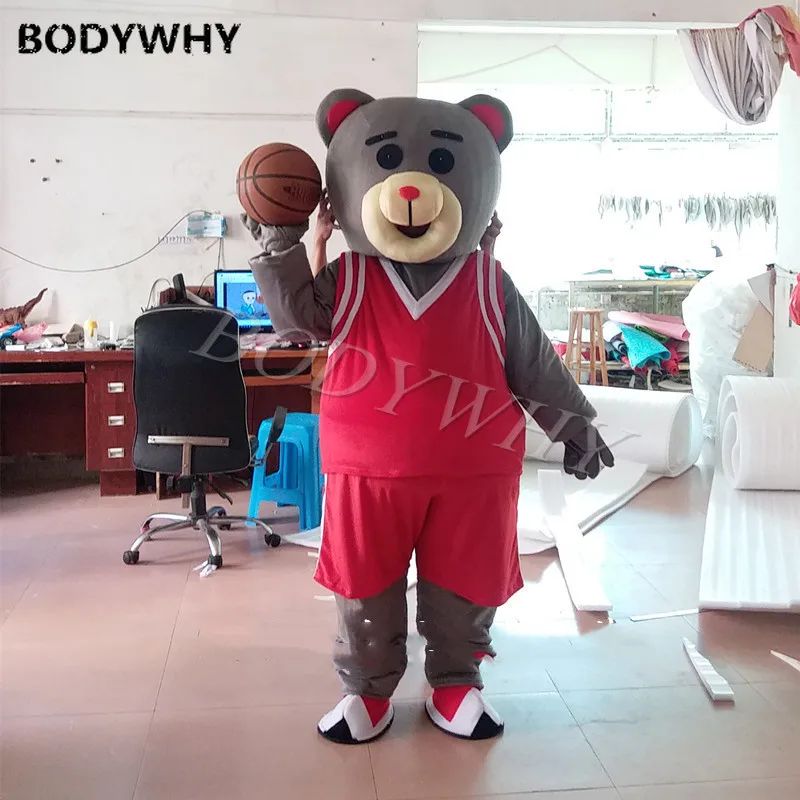 Костюм-талисман для спортивного зала баскетбольного медведя | Тематическая