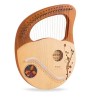 lyre harp21 metal strings wooden harp lyre harp stringed instrument with tuning wrench for music lovers beginnersetc