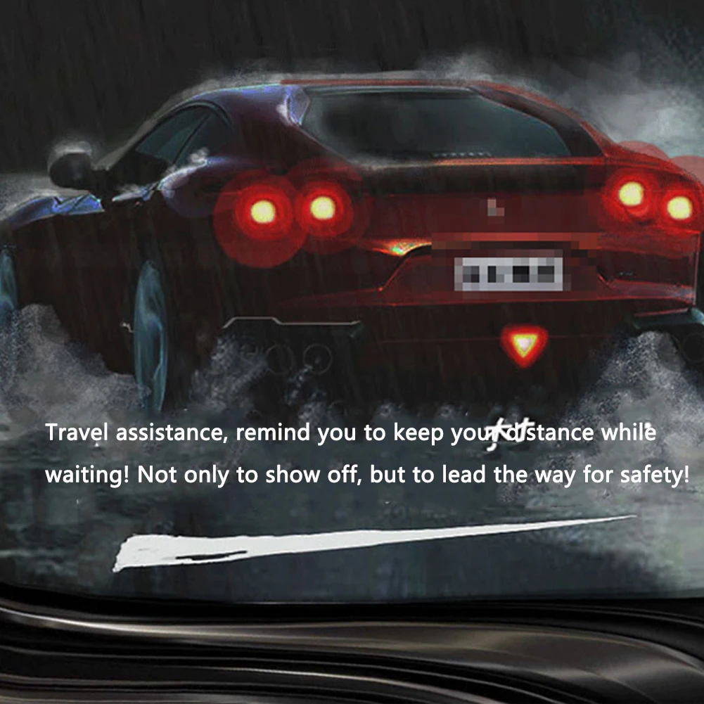 12V автомобильный тормоз светильник анти столкновения задний конец лазерный