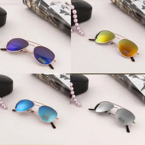 Новые модные детские солнцезащитные очки для малышей мальчиков унисекс Защита