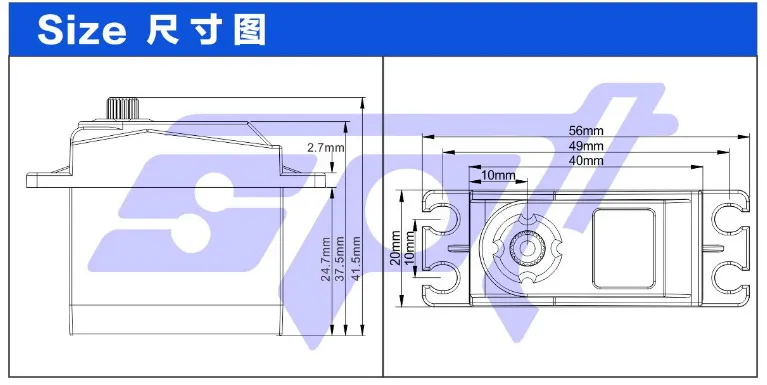 SPT SPT5630 30 кг 8 4 в Высокое напряжение высокое разрешение цифровой сервопривод без