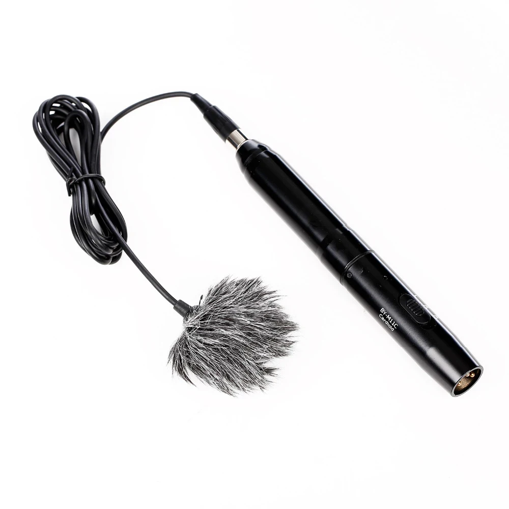 Конденсаторный петличный микрофон BOYA BY-M11C/M11OD XLR для интервью кинотеатра